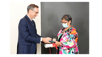 French Ambassador bestows prestigious 2020 Christophe Mérieux Prize to Quarraisha Abdool Karim  